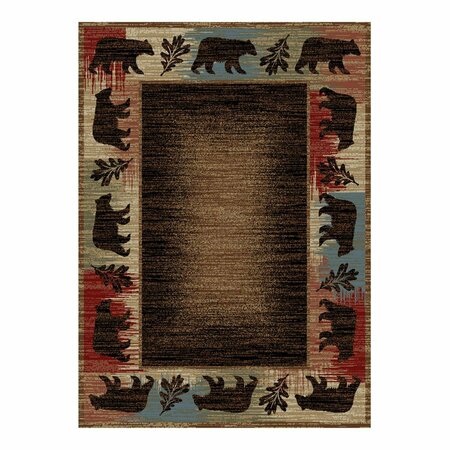 MAYBERRY RUG 2 ft. 3 in. x 3 ft. 3 in. Hearthside Fossil Creek Area Rug, Multi Color HS2053 2X3